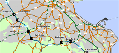 Night time roadworks - Junction 14 Dun Laoghaire and Junction 16 Cherrywood