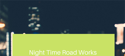 Night time road works  N11 Wyatville Junction