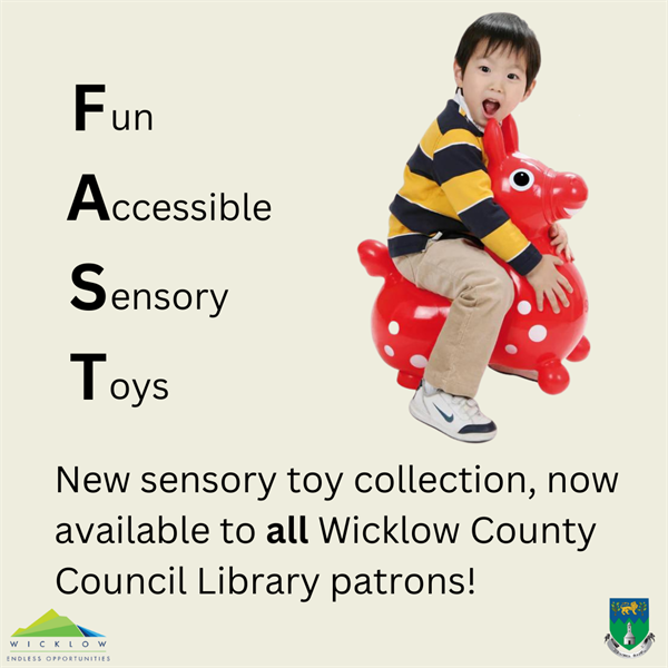 SENSORY TOYS INTRODUCED BY WICKLOW’S LIBRARY SERVICE
