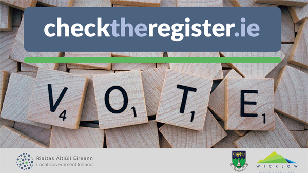 Wicklow voters and potential voters encouraged to check the electoral register