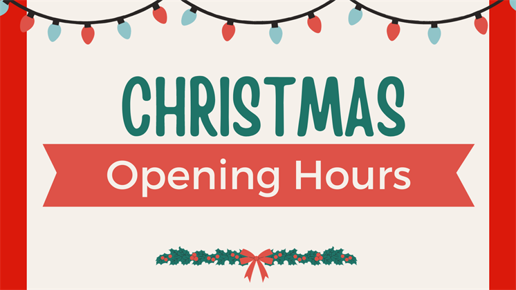 Christmas Opening Hours in Wicklow County Council