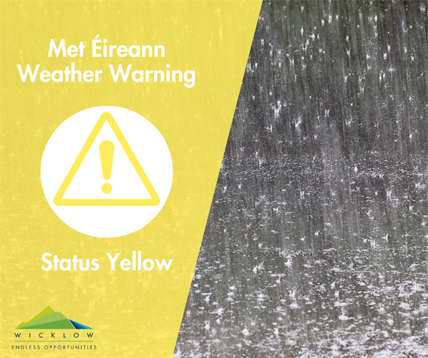 Status Yellow - Rain warning
