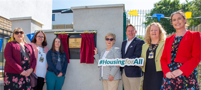 31 new homes officially opened in County Wicklow by Cathaoirleach Cllr. Aoife Flynn...
