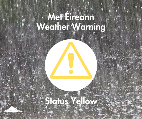 Status Yellow - Rain warning -Valid: 09:35 Saturday 14/06/2025 to 18:00 Saturday 14/06/2025