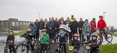 Official opening of The Murrough Pump Track