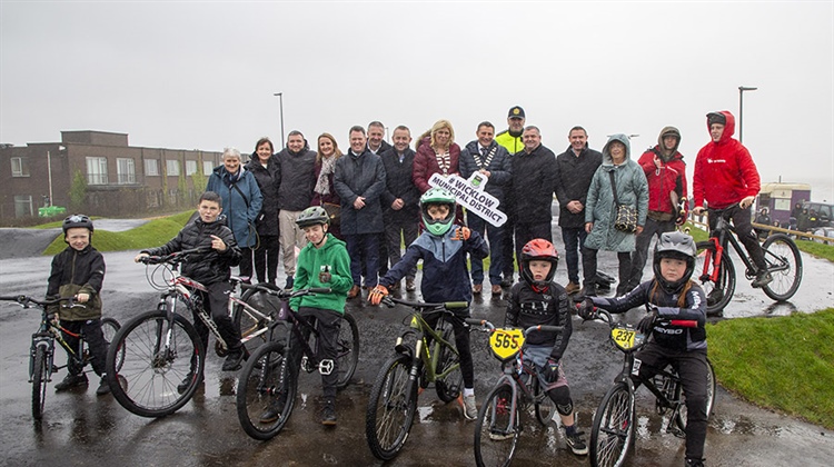 Official opening of The Murrough Pump Track