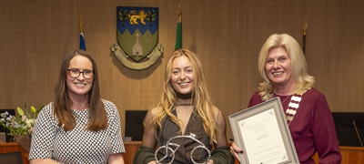 Wicklow County Council Hosts Civic Reception For Lara Gillespie