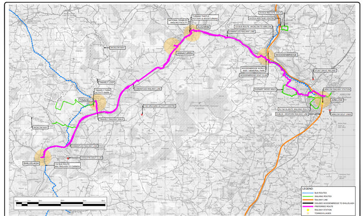Arklow to Shillelagh Greenway Update - Completion of Phase 2 and Publication of the Preferred Route