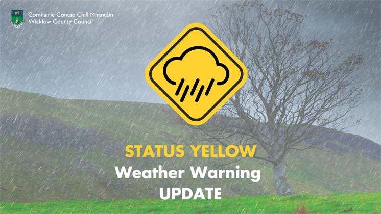 UPDATE: Status Yellow Weather Warning