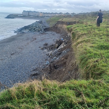 Sections of the Cliff Walk are in imminent danger of collapse and the public should not use it
