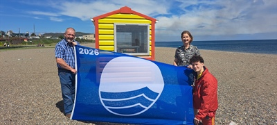Greystones South Beach and Brittas Bay Celebrates Blue Flag Ward with Official Flag...