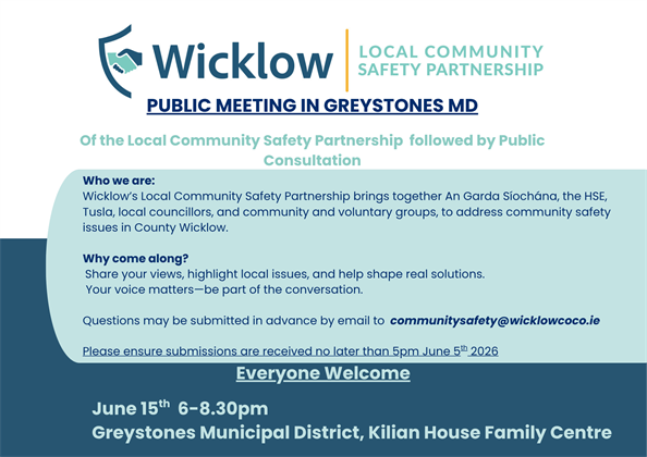 Local Community Safety Partnership Public Meeting
