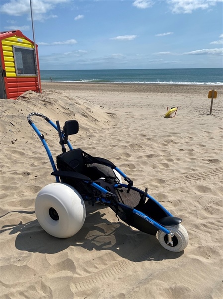 New Beach Wheelchair for Brittas Bay North's Blue Flag Beach, Booking Required