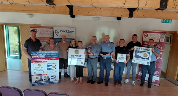 Wicklow Local Community Safety Partnership Acquires Property Marking Machine To Support Crime Prevention