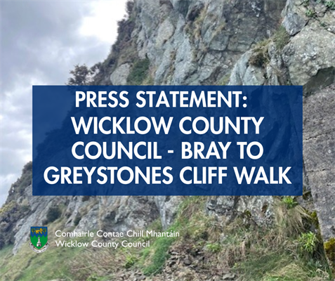 Press Statement: Wicklow County Council - Bray to Greystones Cliff Walk