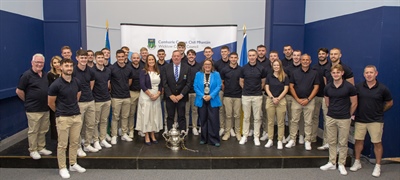Wicklow County Council Honors Wicklow's Tailteann Cup Success