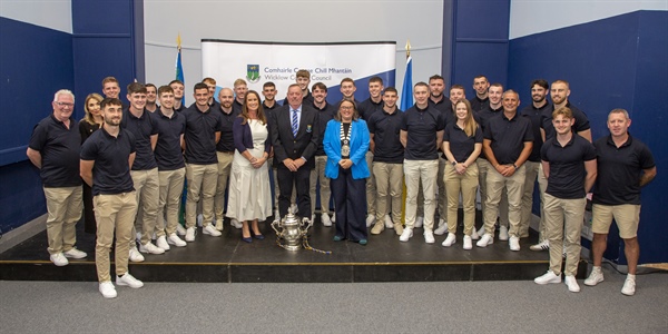 Wicklow County Council Honors Wicklow's Tailteann Cup Success