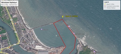 Wicklow Harbour Bed Levelling Operations