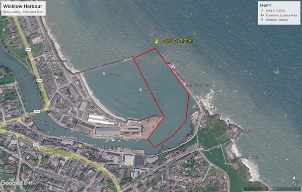 Wicklow Harbour Bed Levelling Operations