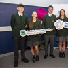  6th year students from East Glendalough school, Wicklow at the European Presidency Cultural Event in Wicklow County Campus, Clermont, Rathnew.