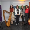Harpists Rachel Duffy, Cathaoirleach of Wicklow County Council Cllr. Dr. Caroline Winstanley, Ambassador of Spain to Ireland H.E. Maria Teresa Lizaranzu, Pilar Paradela, Wicklow County Council Chief Executive Emer O'Gorman and Ambassador of Ireland t